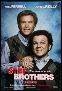 1k730 STEP BROTHERS teaser DS 1sh '08 Will Ferrel, John C. Reilly in matching sweaters!