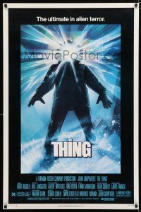 1k760 THING 1sh '82 John Carpenter classic sci-fi horror, Drew Struzan art!