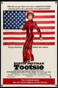 1k777 TOOTSIE style B 1sh '82 full-length Dustin Hoffman was desperate for work!