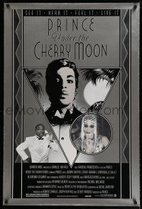 1k797 UNDER THE CHERRY MOON 1sh '86 cool art deco style artwork of Prince!