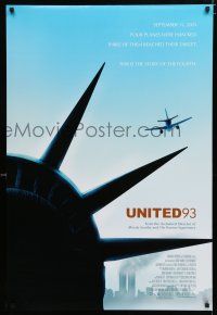 1k801 UNITED 93 DS 1sh '06 Paul Greengrass directed, September 11, 2001