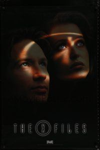 1k843 X-FILES TV 1sh '90s David Duchovny & sexy Gillian Anderson as Mulder & Scully!