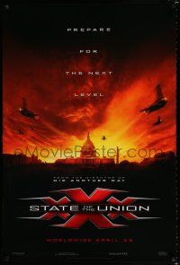 1k846 XXX: STATE OF THE UNION teaser DS 1sh '05 Lee Tamahori, Ice Cube, Willem Dafoe!