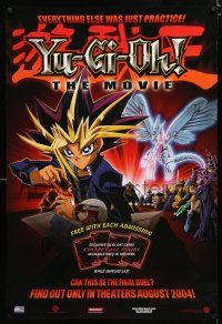 1k849 YU-GI-OH!: THE MOVIE teaser DS 1sh '04 Everything else was just practice!