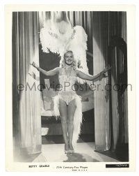 1m142 BETTY GRABLE 8x10.25 still '45 sexiest full-length showgirl portrait from Diamond Horseshoe!