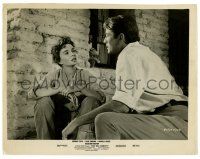 1m148 BIG COUNTRY 8x10.25 still '58 Gregory Peck & Jean Simmons in classic 'shall I go on' scene!