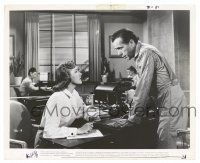 1m206 CHAIN LIGHTNING 8.25x10 still '49 Humphrey Bogart stands over Eleanor's Parker's desk!