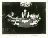 1m216 CINCINNATI KID 8x10.25 still '65 McQueen, Malden & Robinson during climactic poker game!