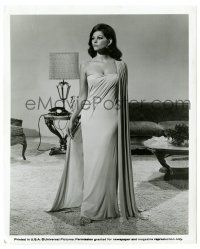 1m226 CLAUDIA CARDINALE 8x10 still '68 incredible full-length portrait in sexy gown from A Fine Pair