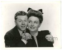 1m235 COURTSHIP OF ANDY HARDY deluxe 8x10 still '42 Mickey Rooney & Donna Reed by Clarence S. Bull!