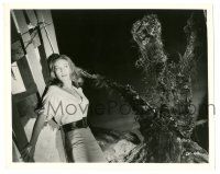1m248 DAY OF THE TRIFFIDS 8.25x10.25 still '62 Janette Scott shrinks in horror from plant monster!