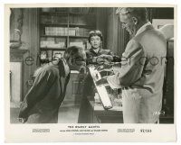 1m255 DEADLY MANTIS 8x9.75 still '57 Alix Talton w/ William Hopper showing Ames a beetle in amber!