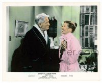 1m020 DESK SET color 8.25x10 still '57 c/u of Spencer Tracy & Katharine Hepburn both in bath robes!