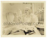 1m274 DINNER AT 8 8.25x10.25 still '34 sexy glamorous Jean Harlow admires herself in the mirror!