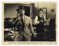 1m298 DOUBLE INDEMNITY 8x10.25 still '44 Edward G. Robinson watches Fred MacMurray on phone!