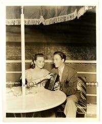 1m350 FOUR MOTHERS candid 8.25x10 still '41 Rosemary Lane & Jeffrey Lynn with personal radio!
