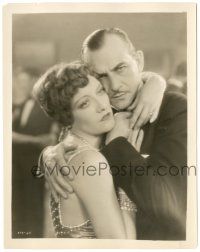 1m351 FOUR WALLS 8x10.25 still '28 great close up of sexy young Joan Crawford & Louis Natheaux!