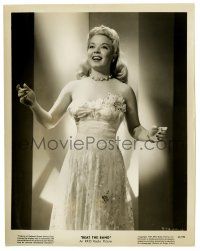 1m355 FRANCES LANGFORD 8x10.25 still '47 full-length singing portrait from Beat the Band!