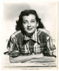 1m369 GAIL RUSSELL 8.25x10 still '43 pretty smiling close up with her arms crossed!