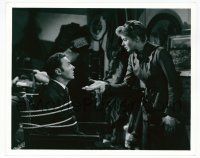 1m371 GASLIGHT deluxe 8x10 still '44 c/u of Ingrid Bergman questioning bound Charles Boyer!