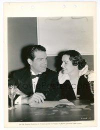 1m390 GILDED LILY candid 8x11 key book still '35 Fred MacMurray & his new fiancee Lillian Lamonte!