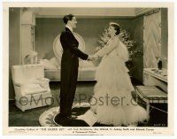 1m389 GILDED LILY 8x10.25 still '35 Claudette Colbert in wild elaborate dress with Ray Milland!