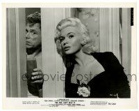 1m393 GIRL CAN'T HELP IT 8x10 still '56 close up of sexiest Jayne Mansfield listening at door!