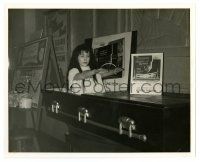 1m460 HOUSE OF USHER candid 8x10 still '60 cool image of girl rising from coffin in theater display!