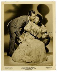 1m494 IT HAPPENED TOMORROW 8x10.25 still '44 Dick Powell about to kiss Linda Darnell, Rene Clair