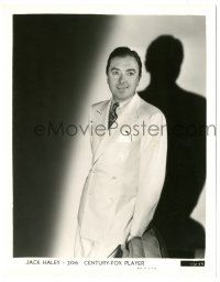 1m496 JACK HALEY 8x10.25 still '30s wonderful standing portrait in white suit & tie with shadow!