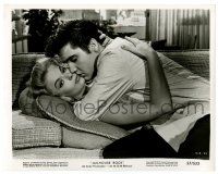 1m499 JAILHOUSE ROCK 8x10.25 still '57 close up of Elvis Presley kissing sexy Jennifer Holden!