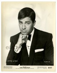 1m522 JERRY LEWIS 8x10.25 still '61 portrait in suit & bow tie w/ hand to chin from The Ladies Man!