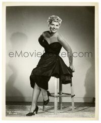 1m536 JUDY HOLLIDAY 8.25x10 still '52 full-length portrait in low-cut dress from The Marrying Kind!