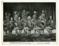 1m558 LADIES OF THE CHORUS 8x10 still R52 super young showgirl Marilyn Monroe posing w/ 9 others!