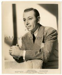 1m658 MR. ACE 8.25x10 still '46 great close up of George Raft with cigarette in his mouth!
