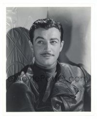 1m772 ROBERT TAYLOR 8.25x10 still '44 close portrait in leather jacket by Clarence Sinclair Bull!