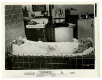 1m803 SEVEN YEAR ITCH 8x10.25 still '55 sexy laughing Marilyn Monroe naked in bathtub!