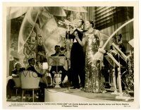 1m881 SWING HIGH SWING LOW 8x10 still '37 Dorothy Lamour on stage w/Fred MacMurray playing trumpet!