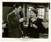 1m909 THIS ABOVE ALL 8.25x10 still '42 Tyrone Power has a drink with pretty Joan Fontaine!