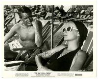 1m920 TO CATCH A THIEF 8.25x10.25 still R63 Cary Grant watches sun tanning Grace Kelly, Hitchcock