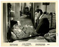 1m924 TO KILL A MOCKINGBIRD 8.25x10 still '62 Gregory Peck as Atticus watching Mary Badham reading