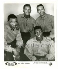 1m935 TURNAROUNDS 8.25x10 publicity still '50s portrait of the African American singing group!