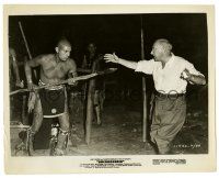1m937 UNCONQUERED candid 8.25x10.25 still '47 Cecil B. DeMille with Iron Eyes Cody on the set!
