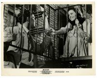 1m975 WEST SIDE STORY 8x10.25 still '61 Richard Beymer & Natalie Wood in nightgown on fire escape!