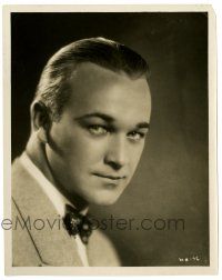 1m988 WILLIAM BOYD 8x10.25 still '20s great close portrait before he became Hopalong Cassidy!