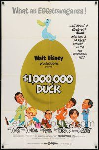 1p003 $1,000,000 DUCK 1sh '71 everyone quacks up at Disney's 24-karat layaway plan!