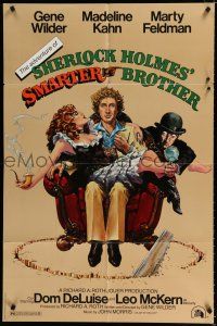 1p014 ADVENTURE OF SHERLOCK HOLMES' SMARTER BROTHER 1sh '75 art of Wilder, Kahn & Feldman by Alvin
