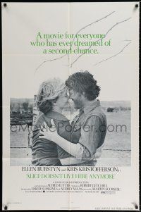 1p018 ALICE DOESN'T LIVE HERE ANYMORE 1sh '75 Martin Scorsese, Ellen Burstyn, Kris Kristofferson!