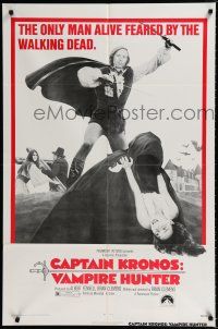 1p137 CAPTAIN KRONOS VAMPIRE HUNTER 1sh '74 the only man alive feared by the walking dead!