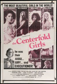 1p146 CENTERFOLD GIRLS 1sh '74 judge, jury & executioner of most beautiful girls in the world!